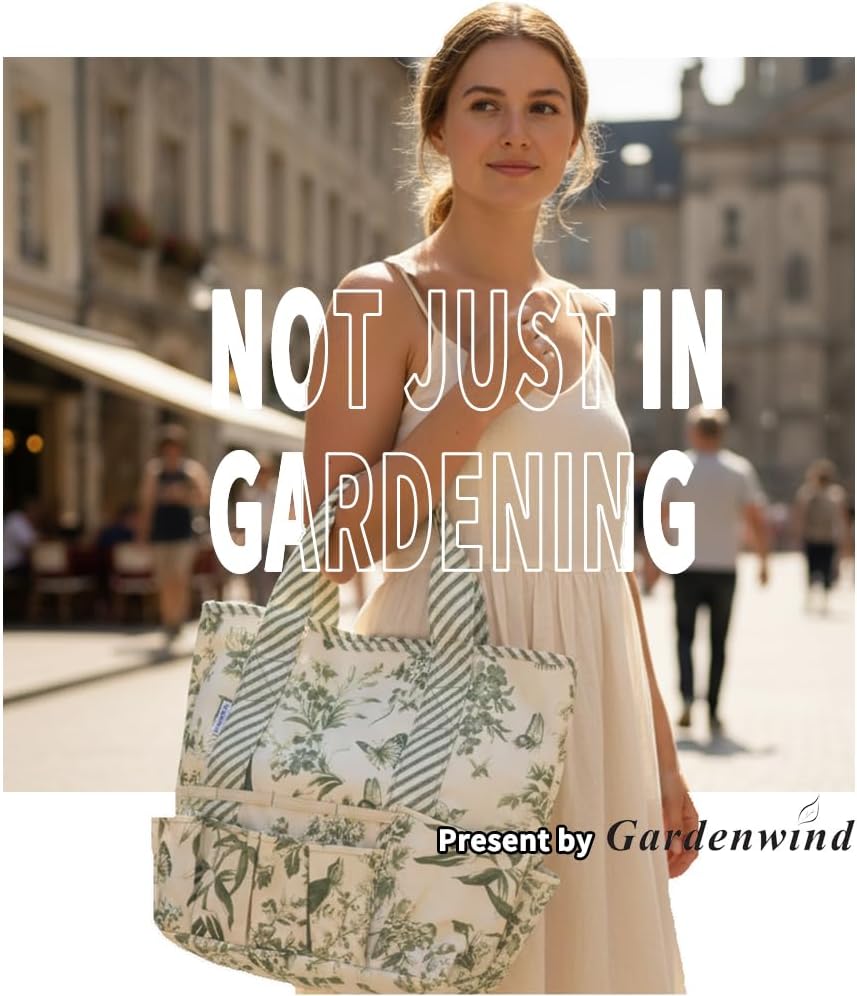 Gardenwind 32pcs Gardening Tools for Women Heavy Duty Gardening Tools Set with Fashion and Function, Water Proof Garden