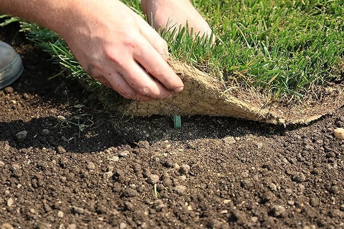 4-Inch Biodegradable Stakes, Pack of 500 - Superior Holding Power Stakes, Sod Staples for Weed Fabric, Eco-Friendly