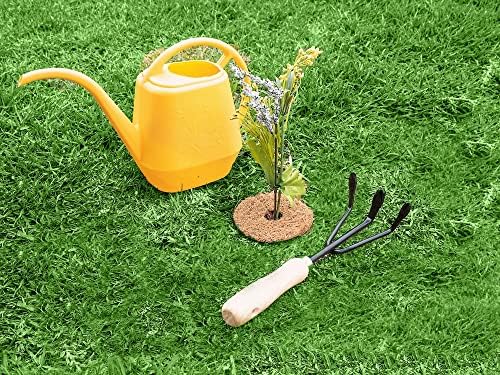 Envelor 4 in Coconut Fiber Mulch Ring 20 Pack, Plant Protector Mat