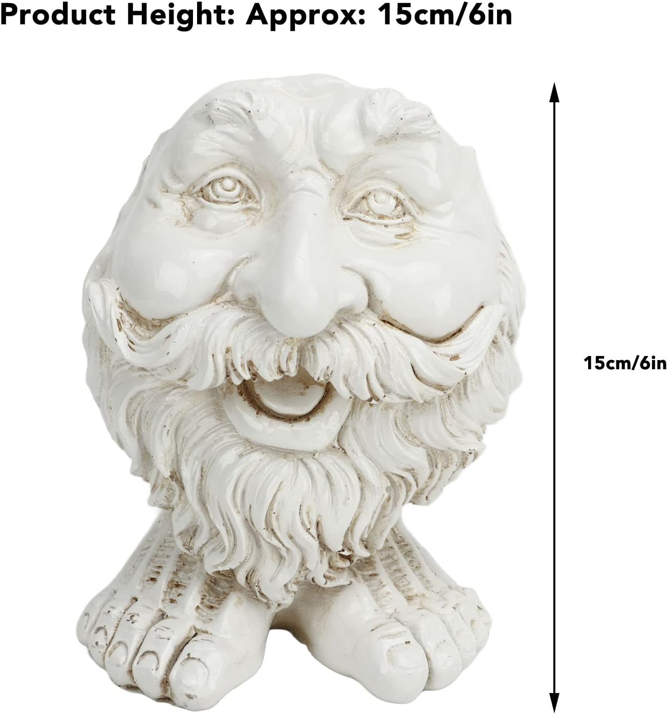 15cm Funny Face Plant Pots Head planters for Outdoor Plants 6in Unique Image Cute Funny Shape Personalized Head Flower