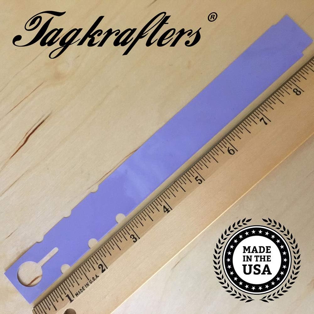 9" x 1" Lavender - 250 Pcs - Plastic Plant Tags and Labels - Wrap Around Thermal Plastic - Nursery Garden Tree Labels