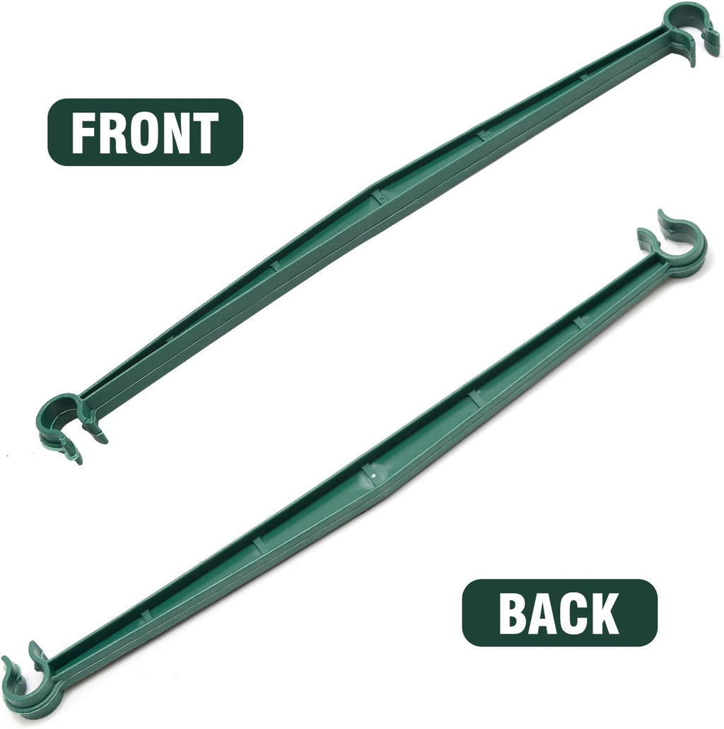 100 PCS Stake Arms for Tomato Cage, 12.8” Expandable Trellis Connectors,Plant Support Garden Stakes, Tomato Stake