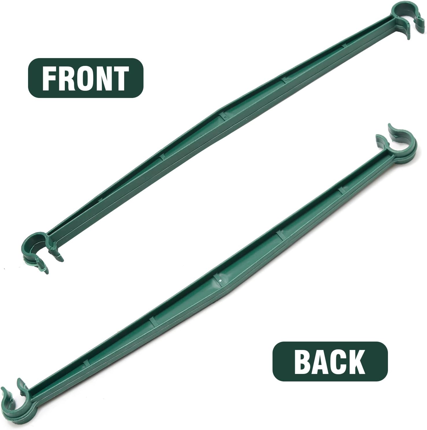 100 PCS Stake Arms for Tomato Cage, 12.8” Expandable Trellis Connectors,Plant Support Garden Stakes, Tomato Stake