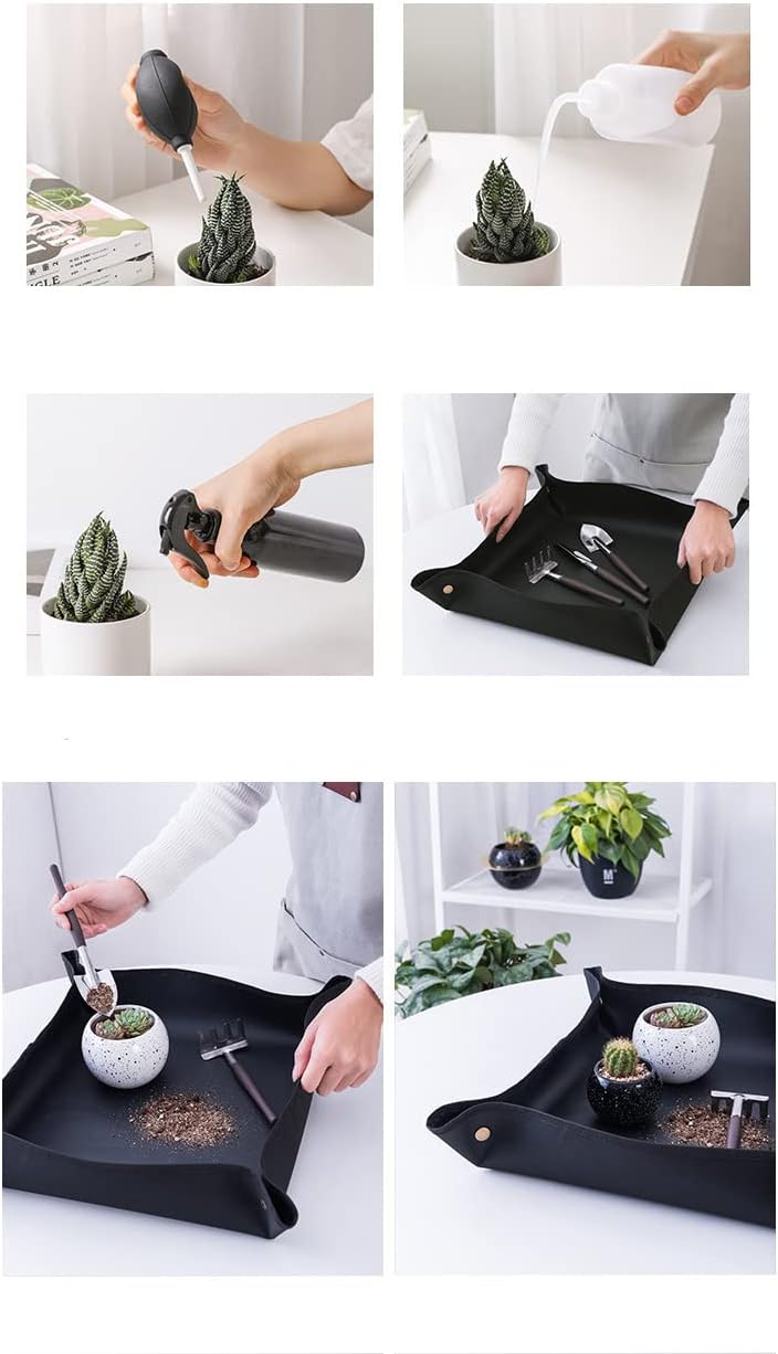 Alnicov 14 Pcs Succulent Plants Tools,Succulent Transplanting Tools Kit Mini Garden Hand Transplanting Tools Set with