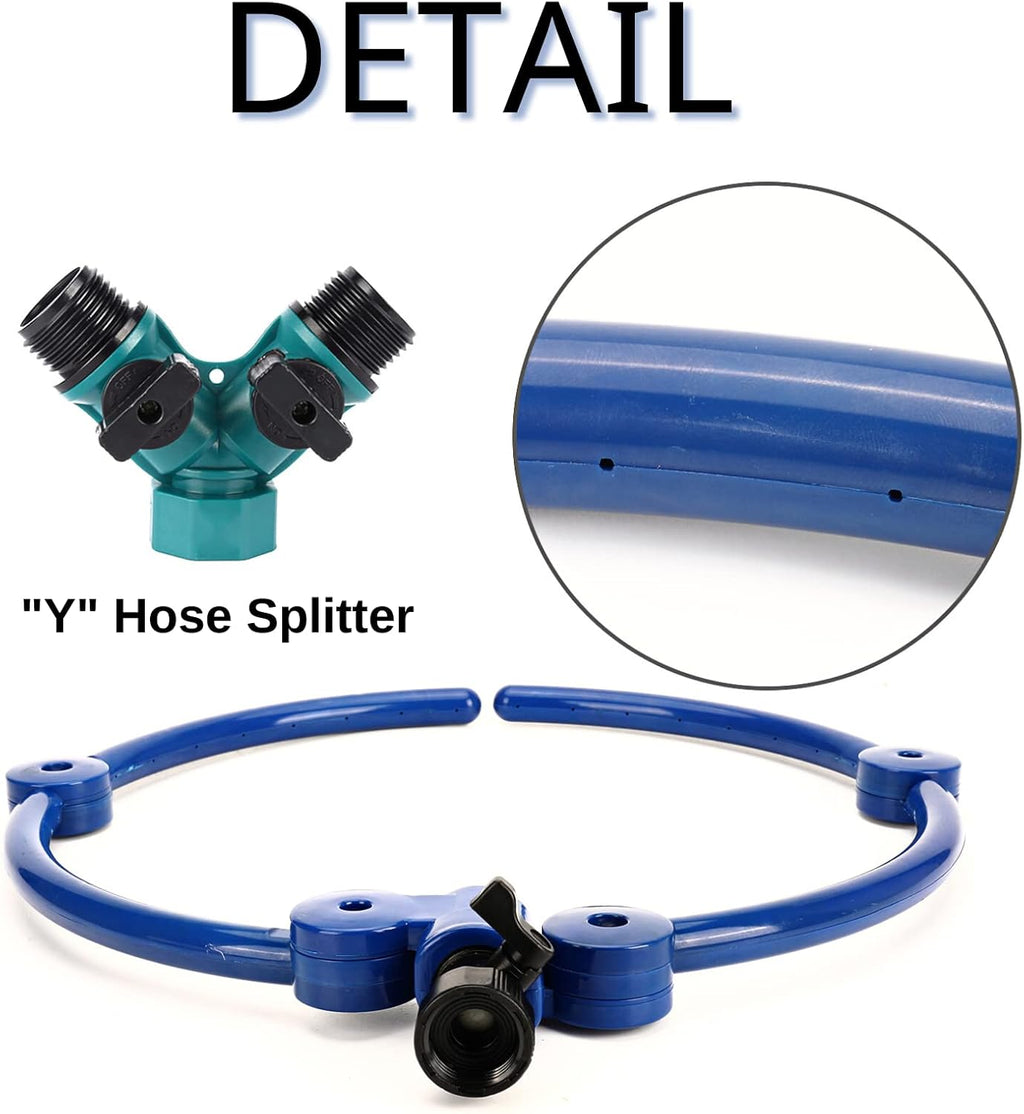 360° Tree Water System Tree Watering Ring Flower Sprinkler Garden Watering Circle Irrigation System for New Tree