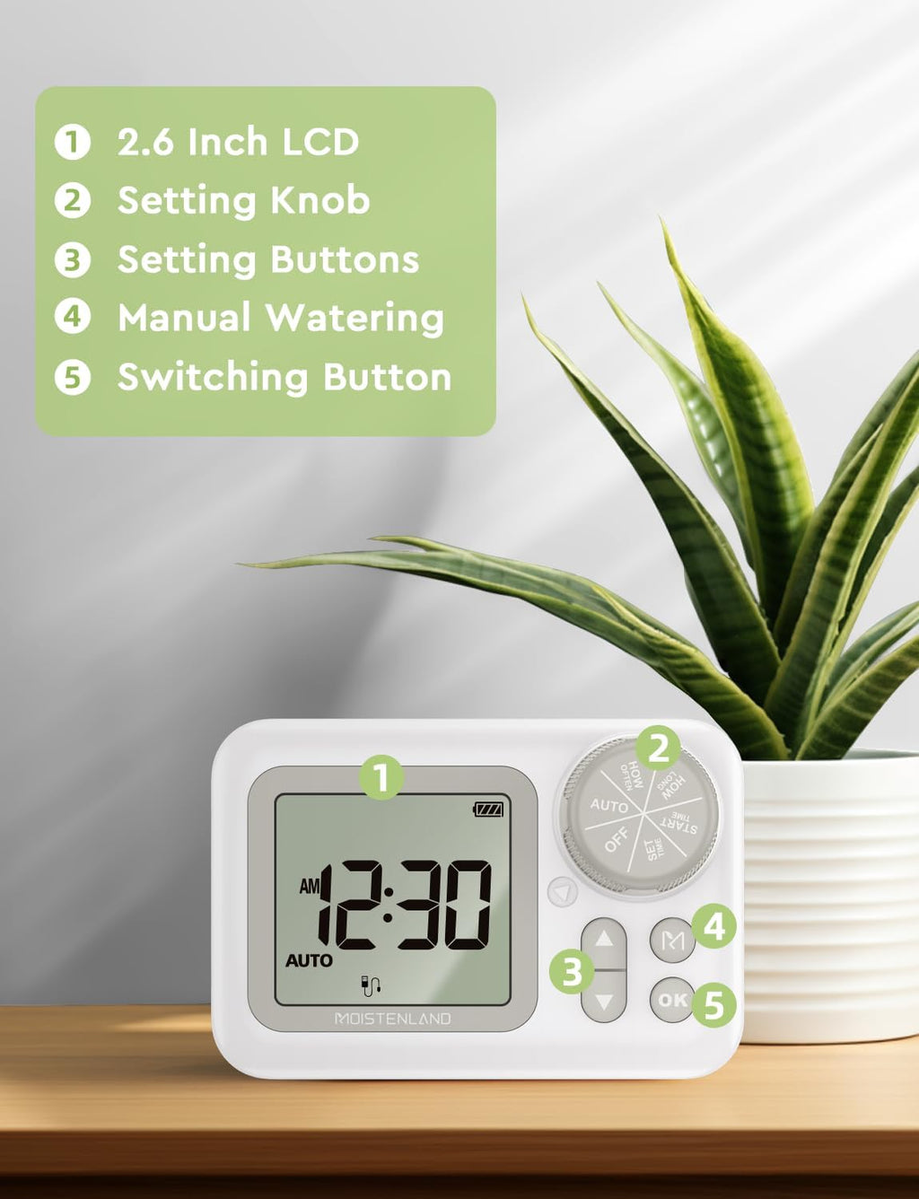 Automatic Watering System, 15 Potted Indoor Houseplants Support Plant Waterer, Vacation Plant Watering Devices, with