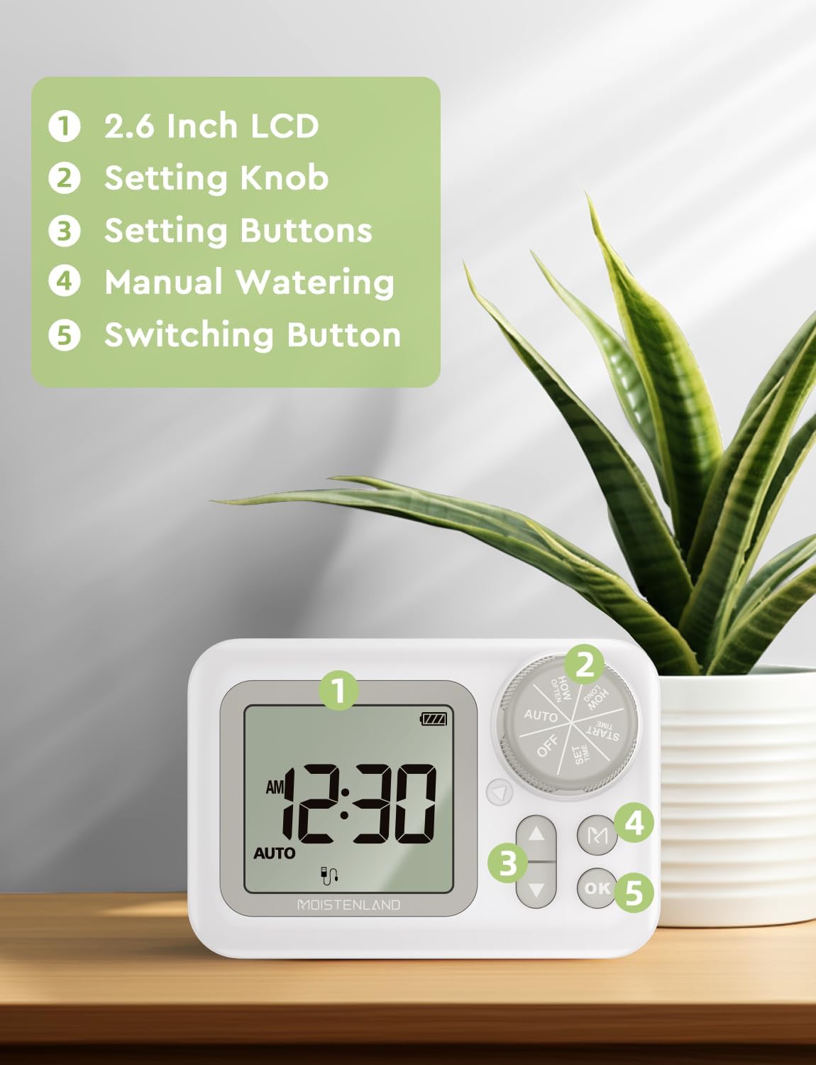 Automatic Watering System, 15 Potted Indoor Houseplants Support Plant Waterer, Vacation Plant Watering Devices, with