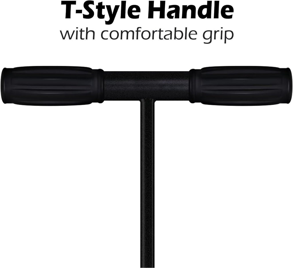 Sfcddtlg 64" Metal Ground Soil Probe Rod, Adjustable Soil Sample Probe | T-Handle Septic Tank Locator for Tile Probing