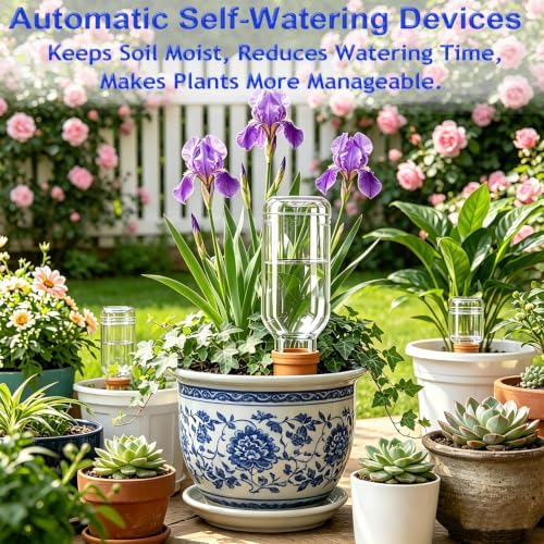 Plant Watering Devices, Automatic Plants Self Watering Spikes for Vacation