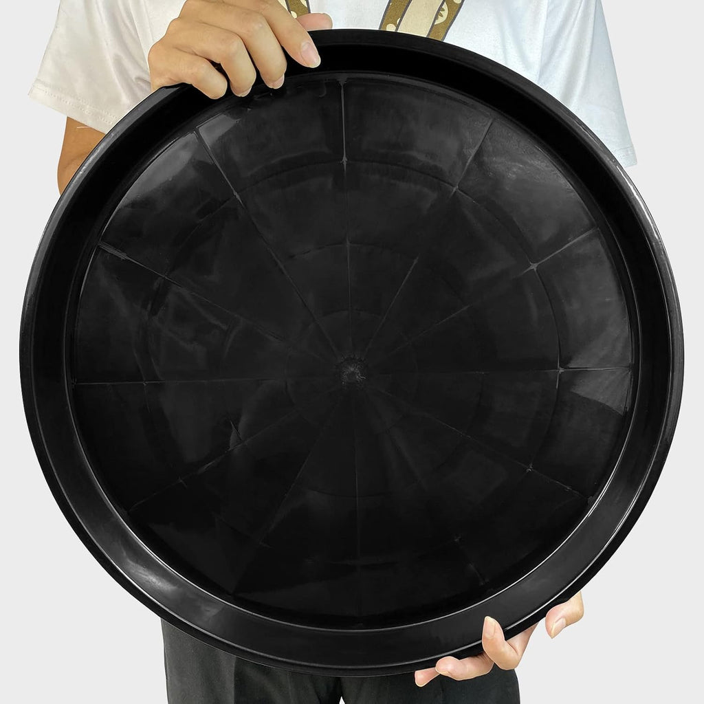 Plant Saucer 18 Inch, 5 Pack Heavy Duty Plant Tray for Pots, Plastic Pot Saucers for Plants, Large Drip Trays for