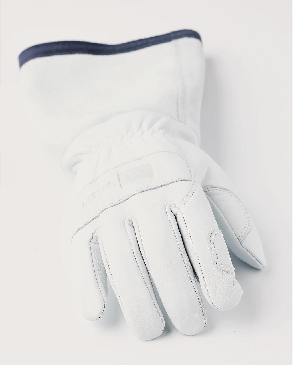 HESTRA PRO Garden Rose Glove, Long Protective Leather Gauntlet Gardening Gloves for Men & Women - Off Wht - 8