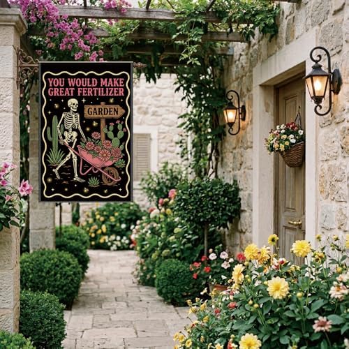 You Would Make Great Fertiliz Halloween Double Sided Garden Flag