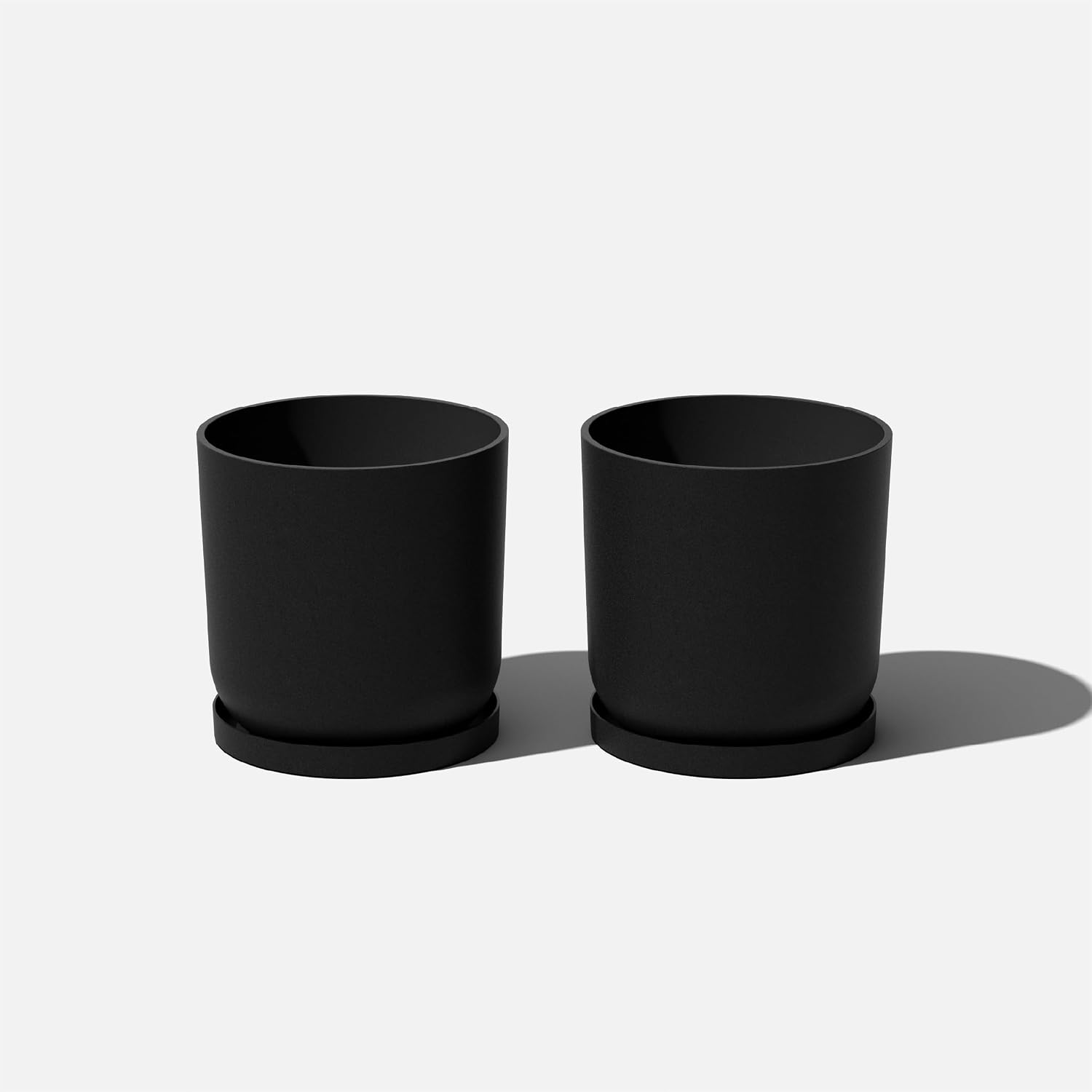 Veradek Mason Series Lima Planter - Round Planter for Indoor or Outdoor Porch/Garden | Made from Plastic-Stone