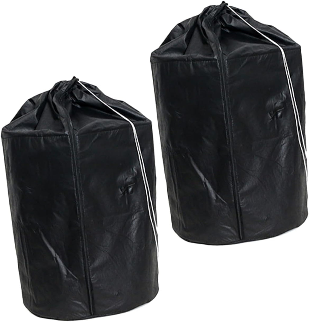POPETPOP 6pcs Oxford Cloth Plant Protector Cover Drawstring Frost Bag for Vegetables and Garden Pots Breathable and