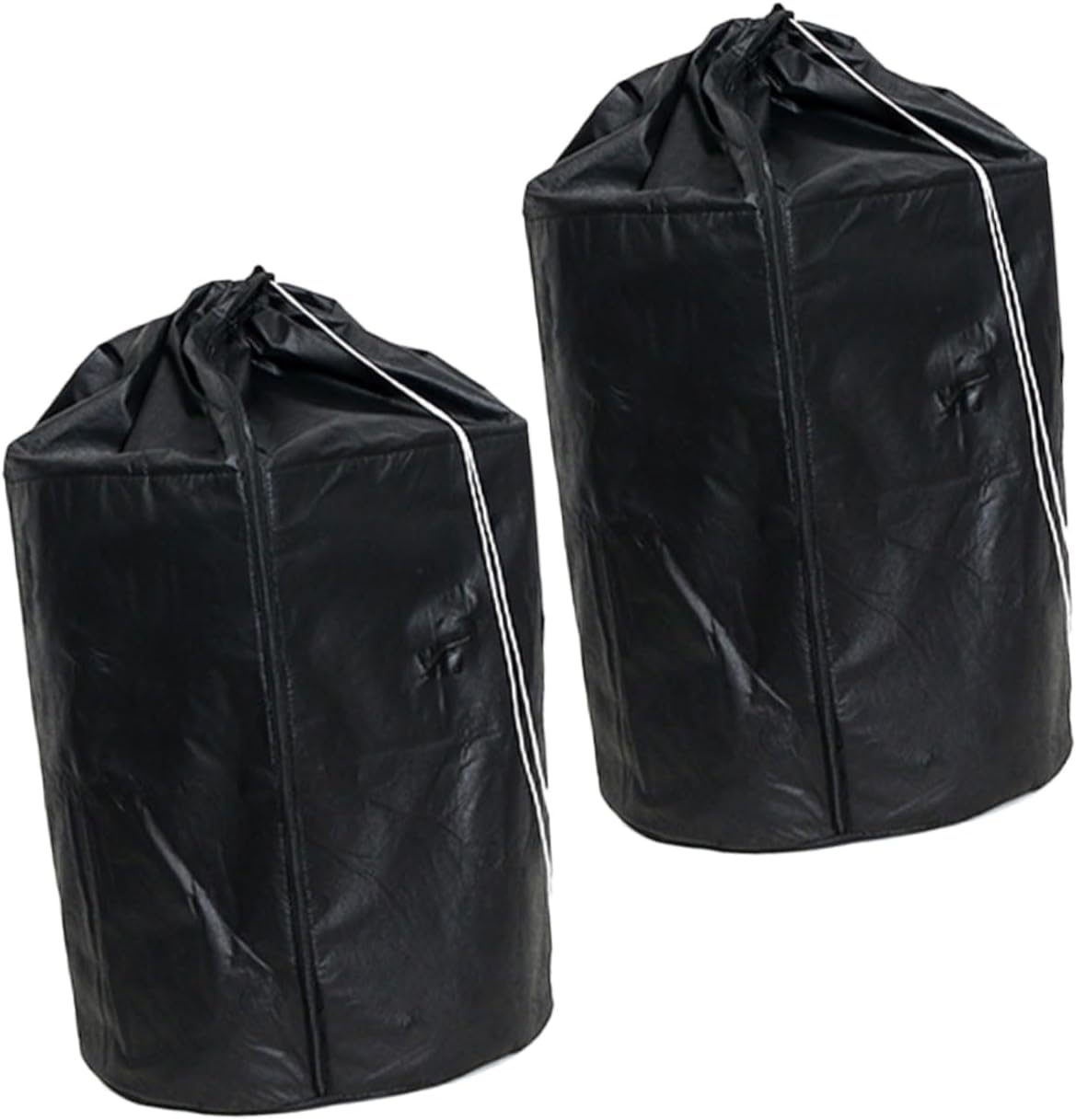 POPETPOP 6pcs Oxford Cloth Plant Protector Cover Drawstring Frost Bag for Vegetables and Garden Pots Breathable and