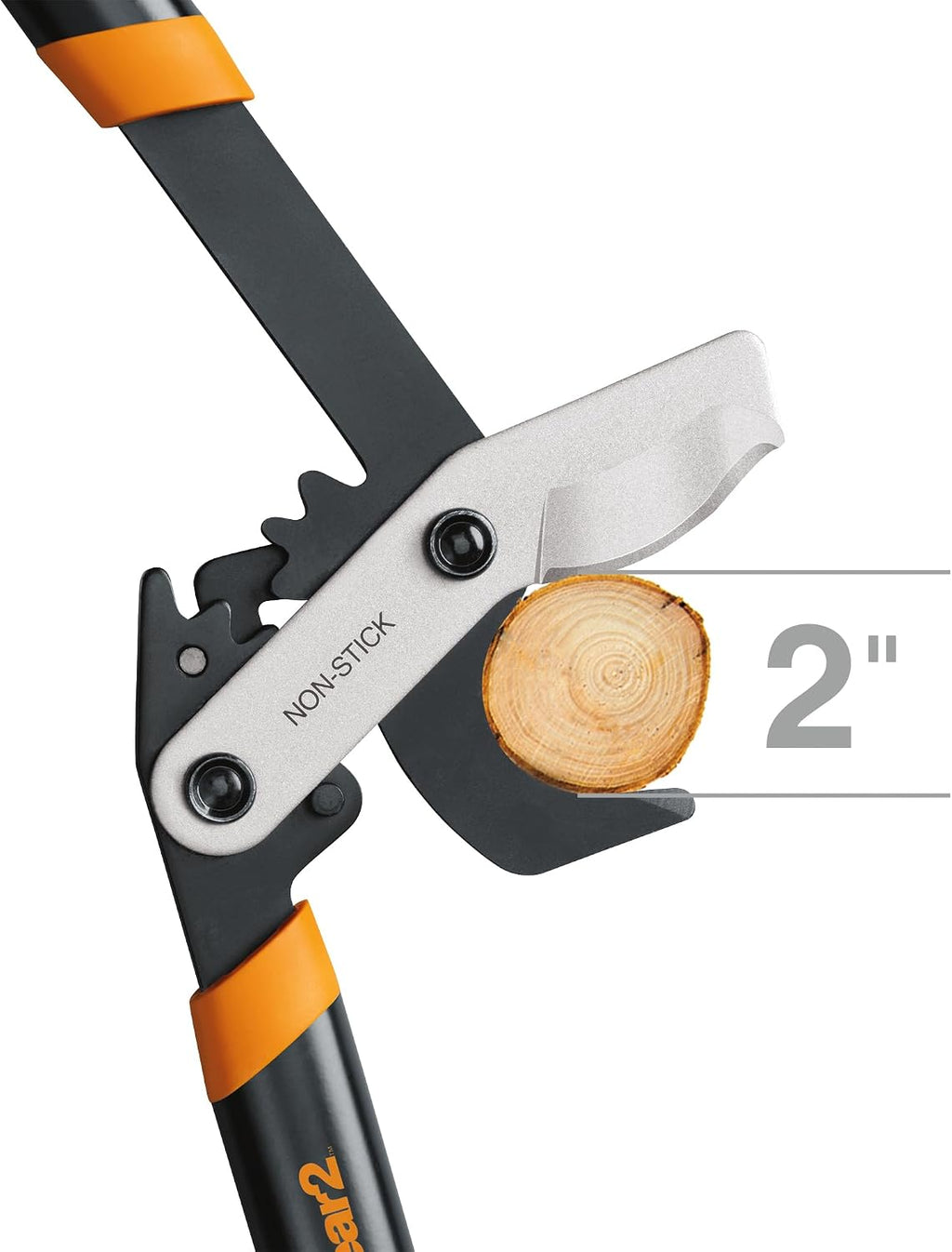 Fiskars 32” PowerGear2 Garden Bypass Loppers, 2" Cut Capacity Tree Trimmer | Tree Branch Cutter for Thick Branches