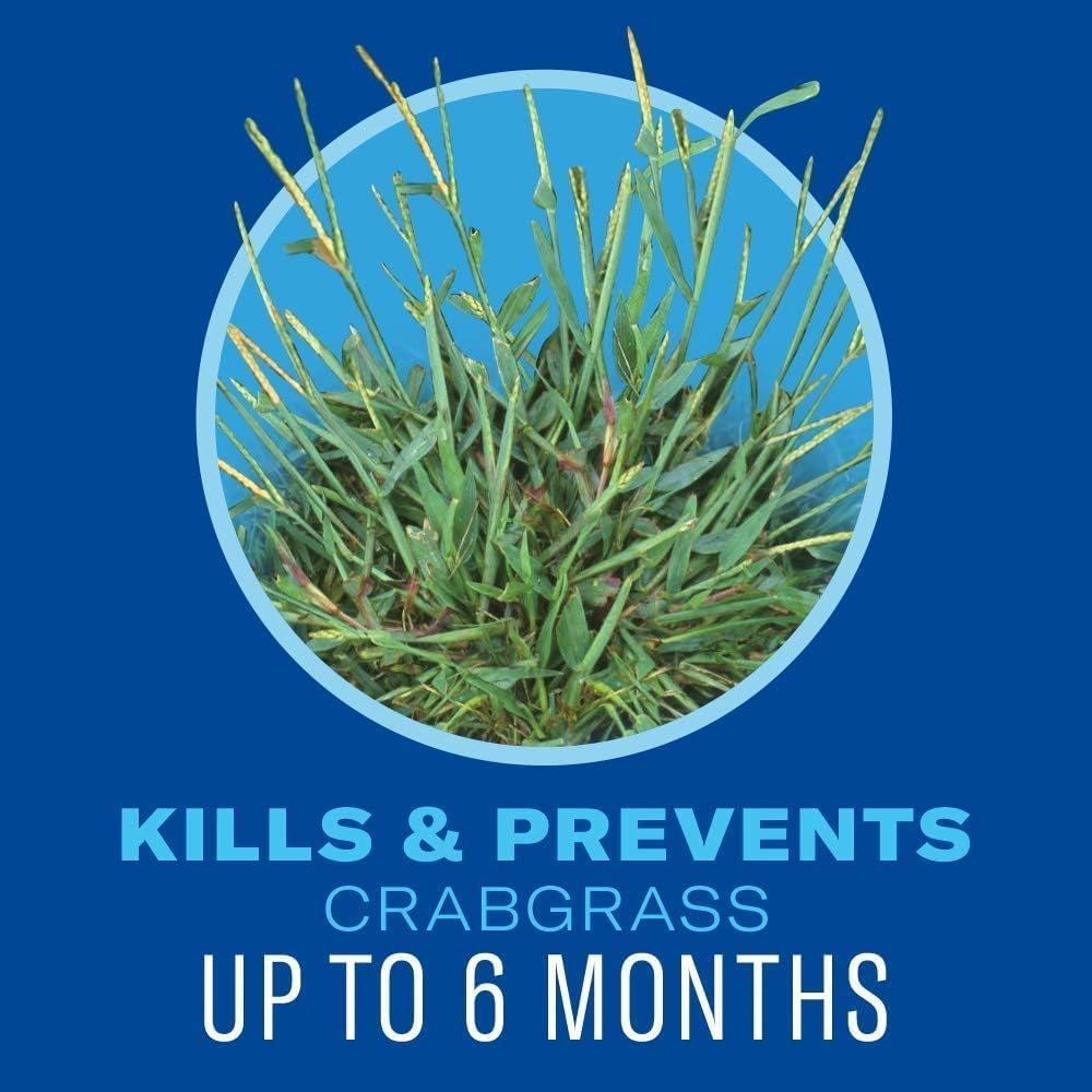 BioAdvanced 5 In 1 Weed and Feed Granules - Kills Lawn Weeds & Crabgrass - Feeds, Greens & Strengthens Lawn - Treats Up