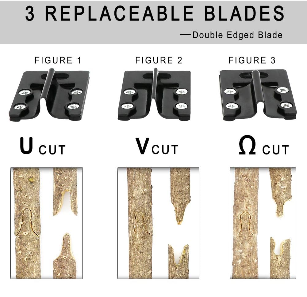 ZALALOVA Garden Grafting Tool Kits, 2 in 1 Pruning Tools | Including Grafting Knife Replacement Blades Grafting Tapes
