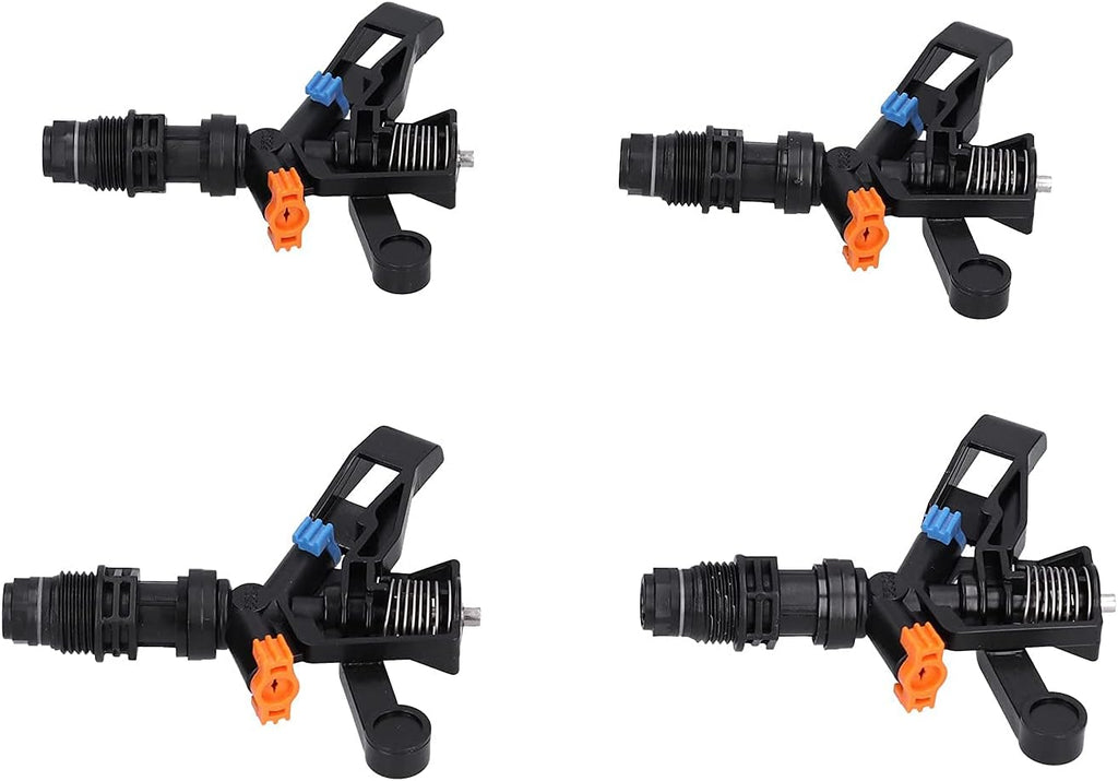 Rocking Arm Sprinklers,10PCS Plastics G 1/2 Male Thread 360° Rotating Sprinklers Watering Sprinkler for Yard Lawn and