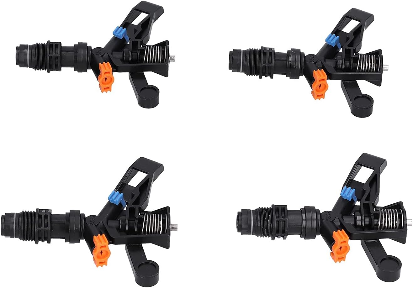 Rocking Arm Sprinklers,10PCS Plastics G 1/2 Male Thread 360° Rotating Sprinklers Watering Sprinkler for Yard Lawn and