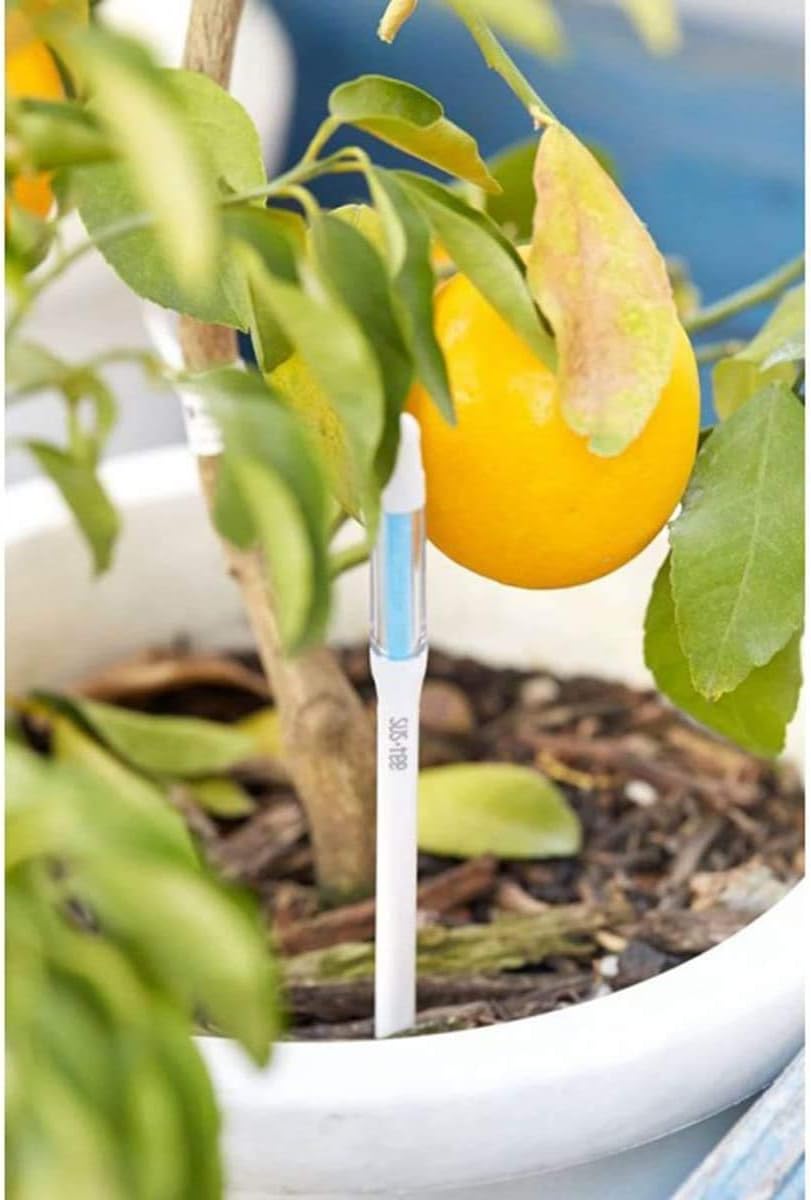IPPINKA Sustee Aquameter, Set of 4, Plant Soil Moisture Sensor, (White, Medium)