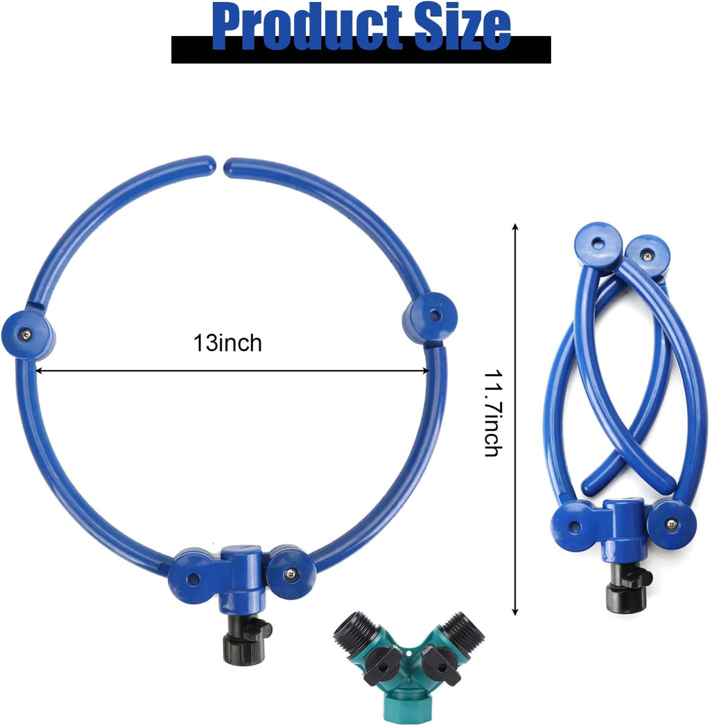 360° Tree Water System Tree Watering Ring Flower Sprinkler Garden Watering Circle Irrigation System for New Tree