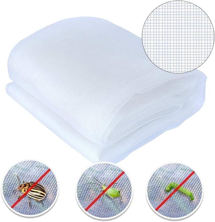 Agfabric Bird Netting 84" Hx84 W Garden Netting Insect Pest Barrier,Plant Cover Fruit Tree Netting Mesh Protection Bag