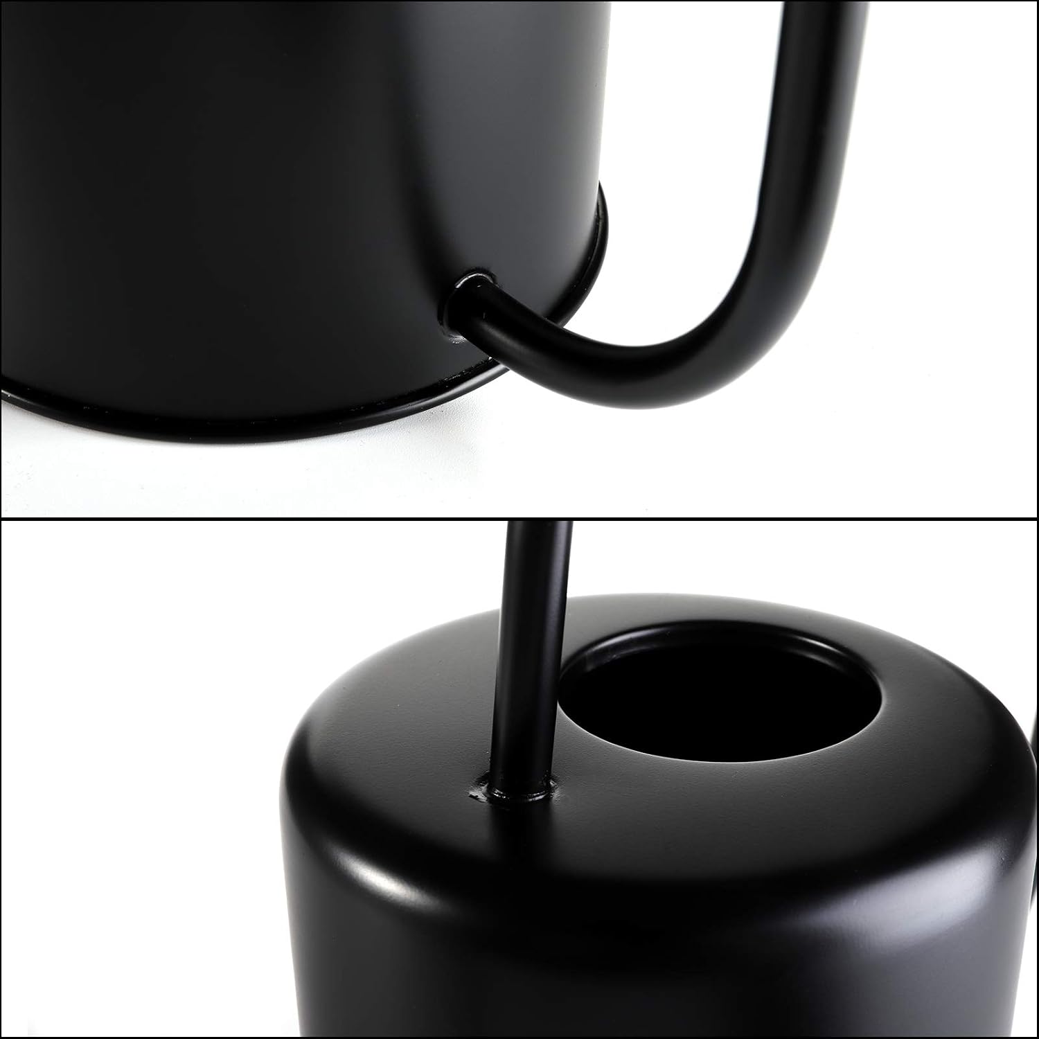 Fasmov 51 Oz Stainless Steel Watering Can Modern Style Watering Pot, Watering Can with Long Spout for Easy Pour, Water