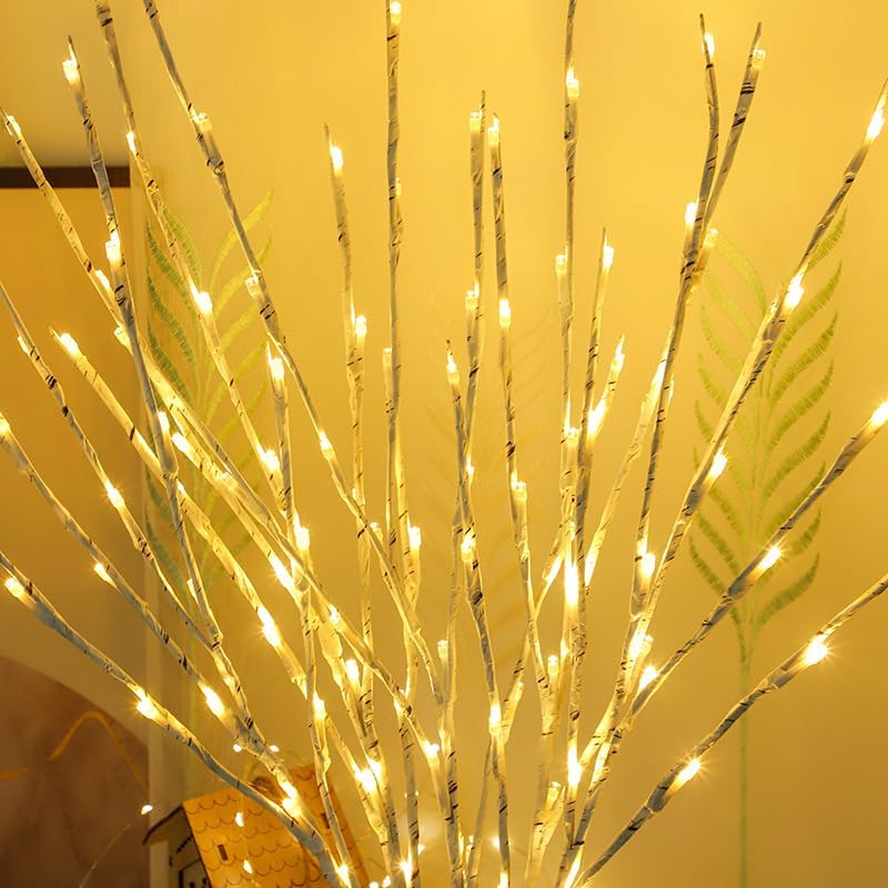 2 Pack LED Lighted Branches Battery Operated Branch Lights Vase Filler