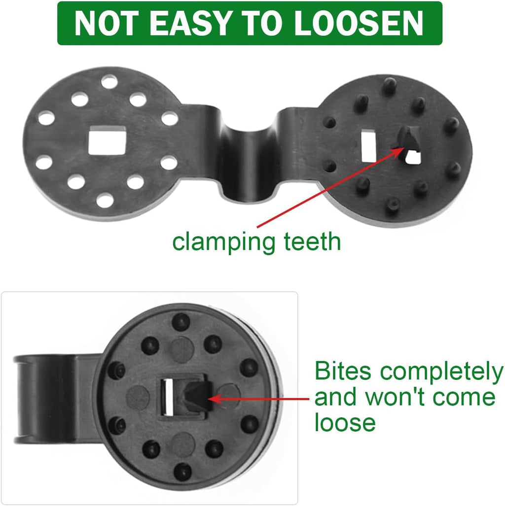 100Pcs Shade Cloth Clips Plastic Heavy Duty Sun Shade Lock Grip | UV Resistant Fasteners for Sun Shade Net, Garden