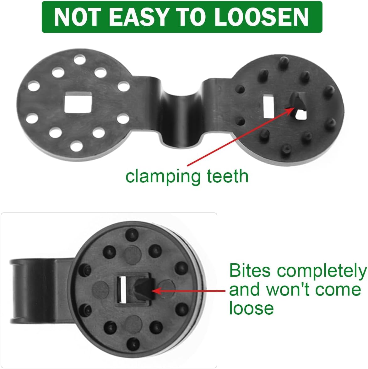 100Pcs Shade Cloth Clips Plastic Heavy Duty Sun Shade Lock Grip | UV Resistant Fasteners for Sun Shade Net, Garden