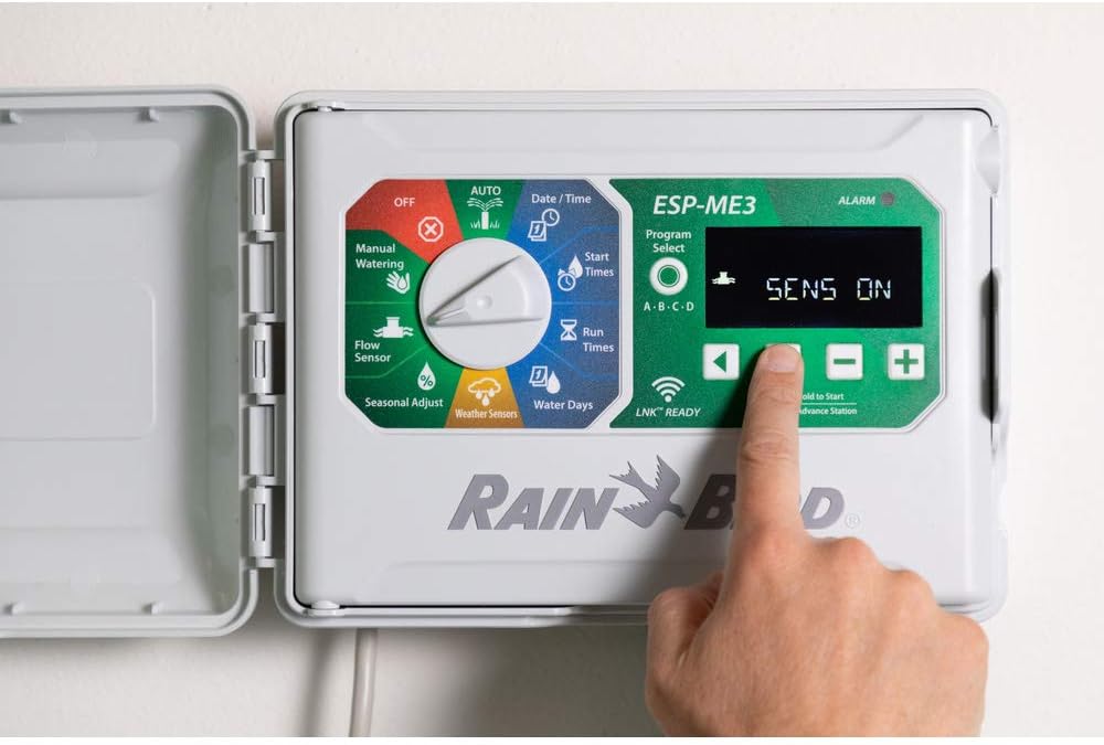 Rain-Bird Controller Indoor Outdoor Lawn Irrigation Sprinkler Timer ESPME3 (Controller Only)