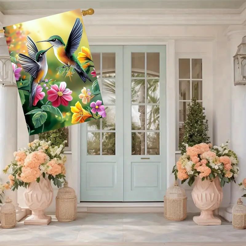 Spring Summer Large House Flags for Outside 28 x 40 Double Sided