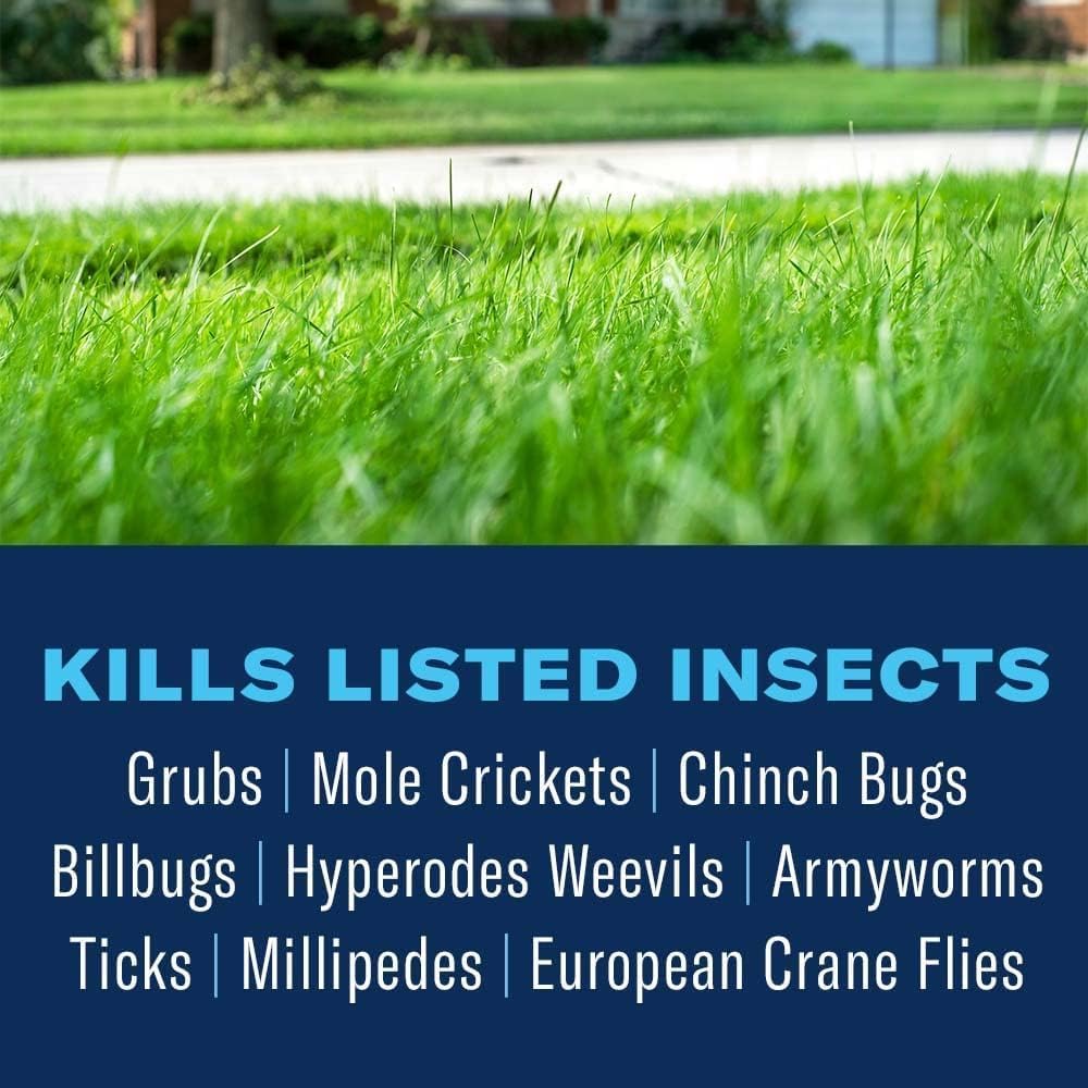 BioAdvanced Season Long Grub Control Granules - 10 lb Bag | Kills Grubs, Mole Crickets, Cinch Bugs, and More - Creates