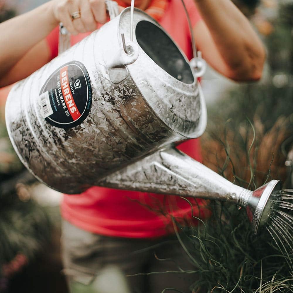 Behrens 2.5 Gallon Hot Dipped Steel Watering Can
