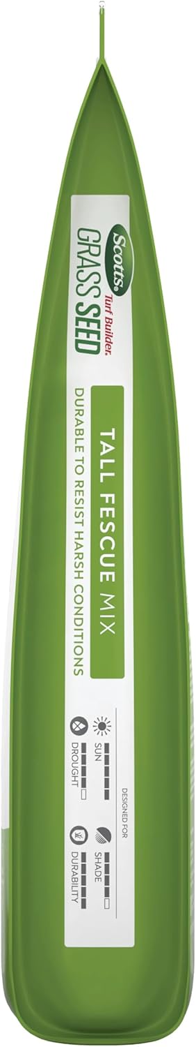 Scotts Turf Builder Grass Seed Tall Fescue Mix, 16 lbs. | Durable to Resist Harsh Conditions, Lawn Seed, Grass