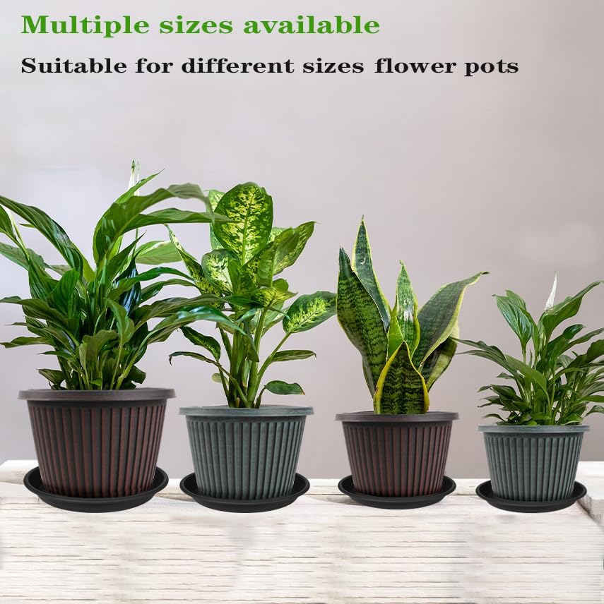 1 Pack of 26 inch Plant Saucer, Large Plant Tray, Heavy Sturdy Plant Drainage Tray for Indoors, Bird Bath Bowls, Sturdy