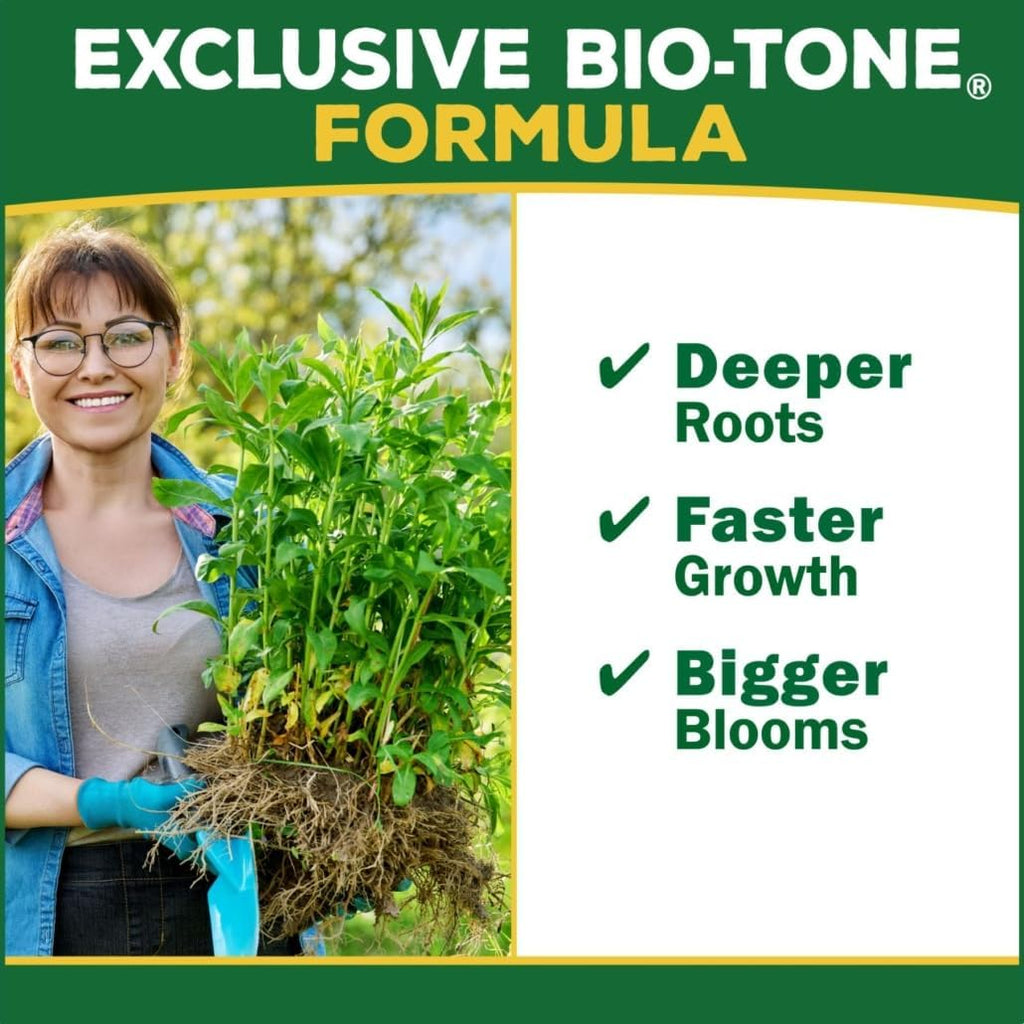 Espoma Bio-Tone Starter Plus 25 lb Natural & Organic Plant Food – Enhanced with Beneficial Microbes & Mycorrhizae