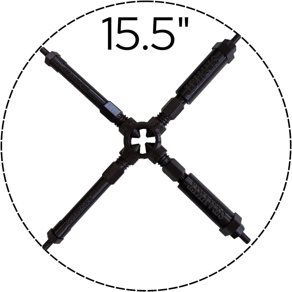 Adjustable Plant Stake Support Holder Brace for Potted Plants (XL). Adjusts from 16" to 26". Fits Stakes up to 1.25" in