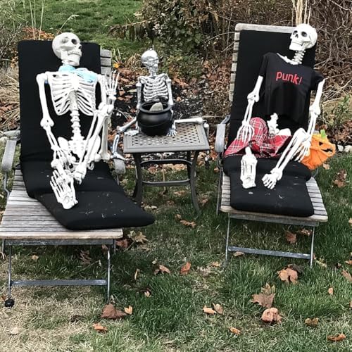 5.9FT Skeleton Halloween Full Size, Life Size Skeleton with Posable Joints