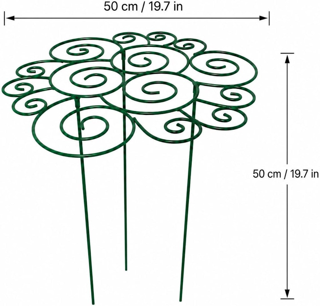 Peony Cage Stand, Garden Plant Support Stake, Peony Ring