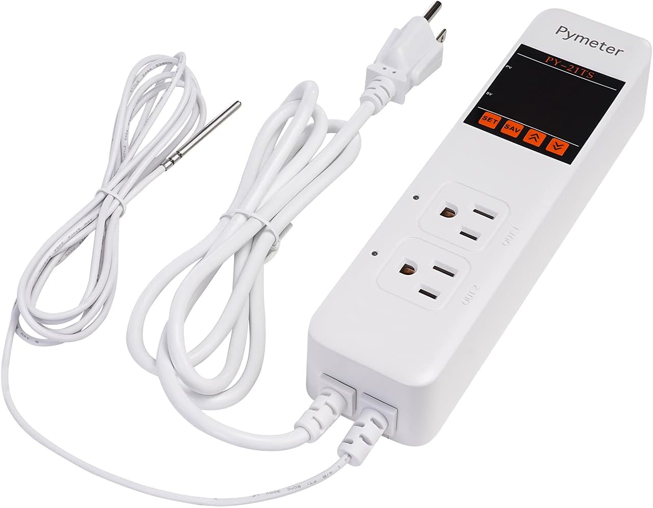 Attic Fan Thermostat Controller Temperature Switch Plug Outlet for Seedlings, Germination, Rooting, Greenhouse
