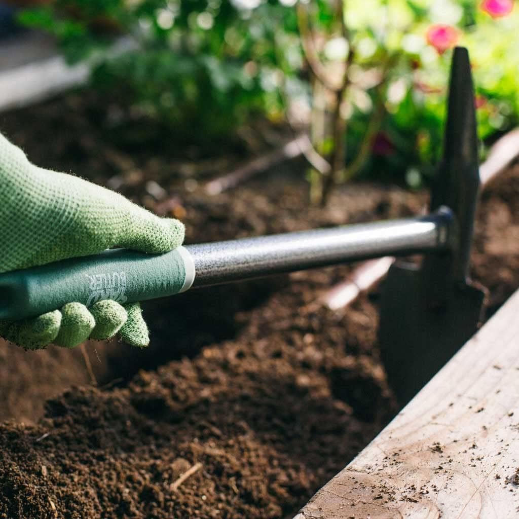 Yard Butler Terra Tuff Hand Tool Bundle, Rust-Resistant | Includes Hand Tiller, Hand Shovel, Hand Weed Puller, and Hand