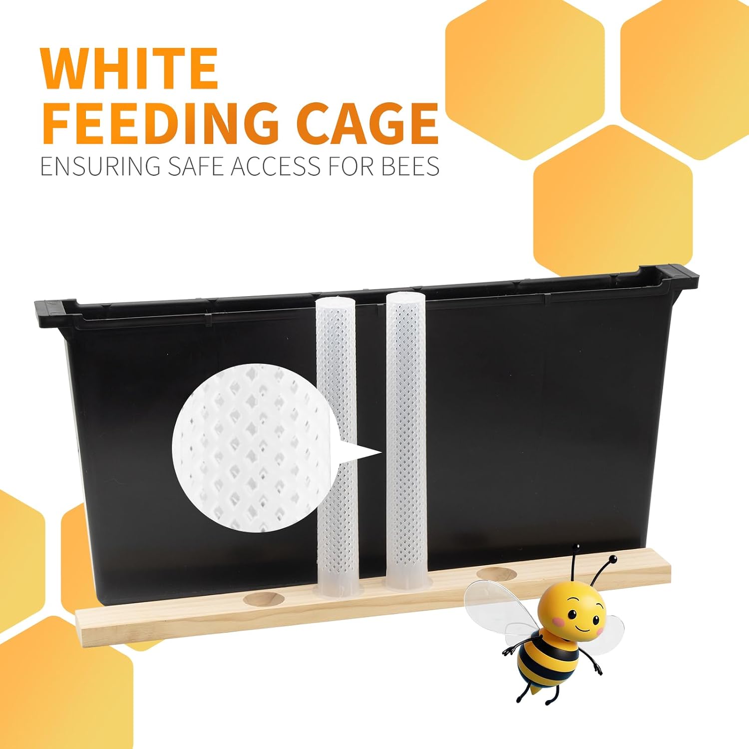 2 Pack 4L Bee Pro Feeder,Frame Feeders for Bee Hive Bee Watering Station,Beehive Frame Feeder Deep Frame Water Feeder