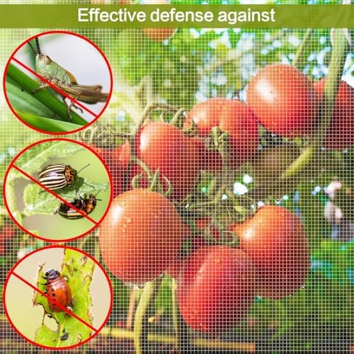 Alphatool 10x33ft Large Garden Netting, Ultra Fine Mesh Plant Covers