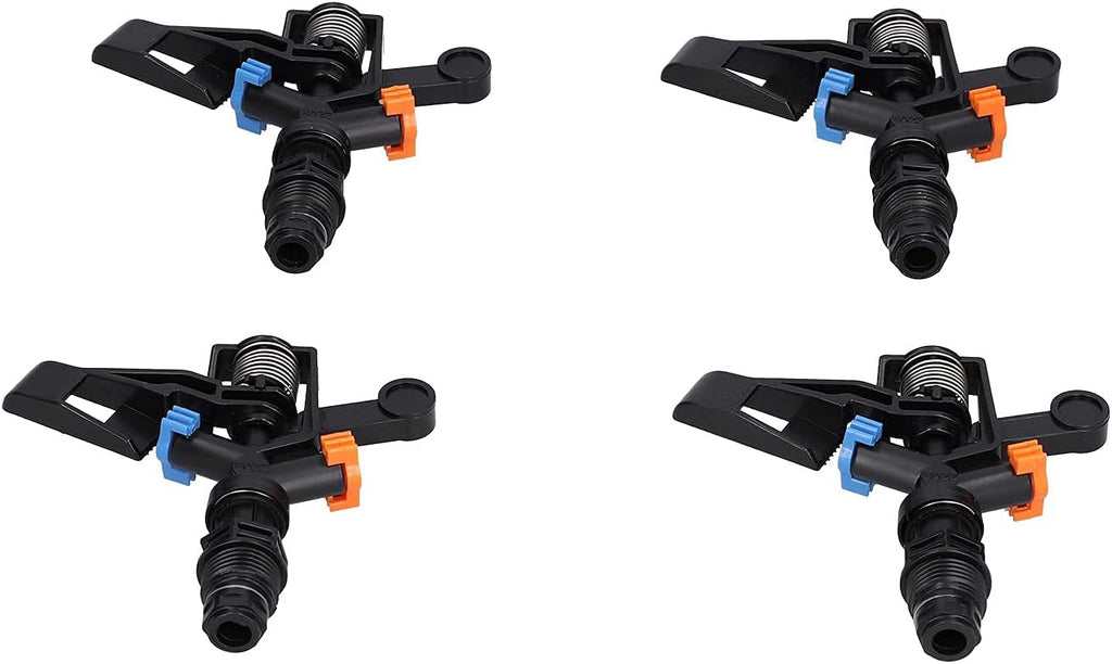 Rocking Arm Sprinklers,10PCS Plastics G 1/2 Male Thread 360° Rotating Sprinklers Watering Sprinkler for Yard Lawn and