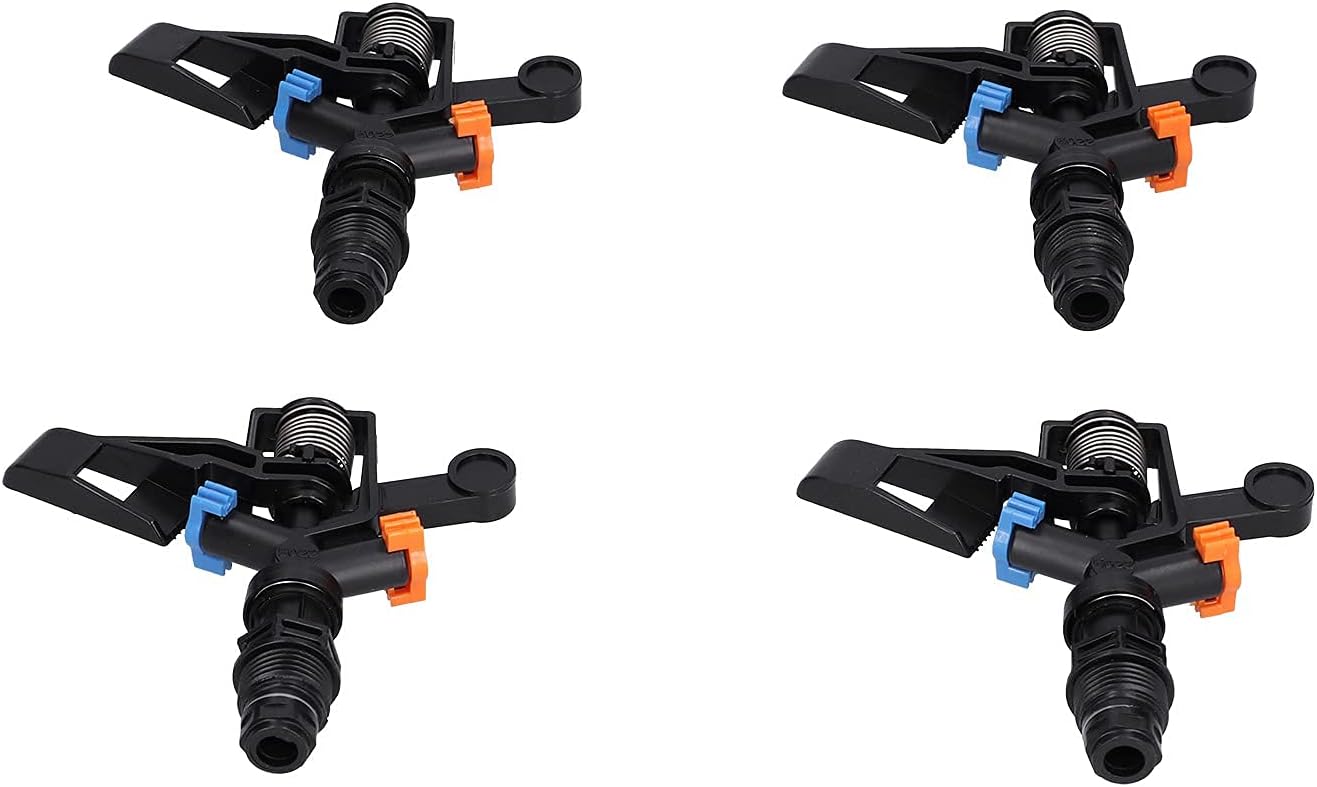 Rocking Arm Sprinklers,10PCS Plastics G 1/2 Male Thread 360° Rotating Sprinklers Watering Sprinkler for Yard Lawn and