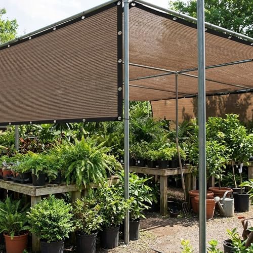 80% Garden Shade Cloth Sun Shade Fabric – UV Resistant Durable Sunblock Netting for Plants, Outdoor Patio, and Greenhouse Coverage