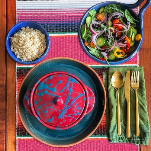 6PCS Mexican Table Runner 14x86in Boho Fiesta Party Decorations for Table