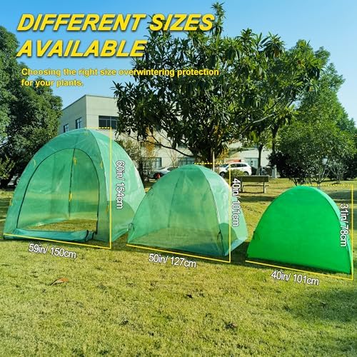 40″*40″*31″ Winter Plant Warm Covers - Raised Bed Cover, Garden Row Accelerator, Warm Tent Freeze Protection Humidity Domes for Germination, Seedling Propagation Protecting Plants from Animals 2 PCS